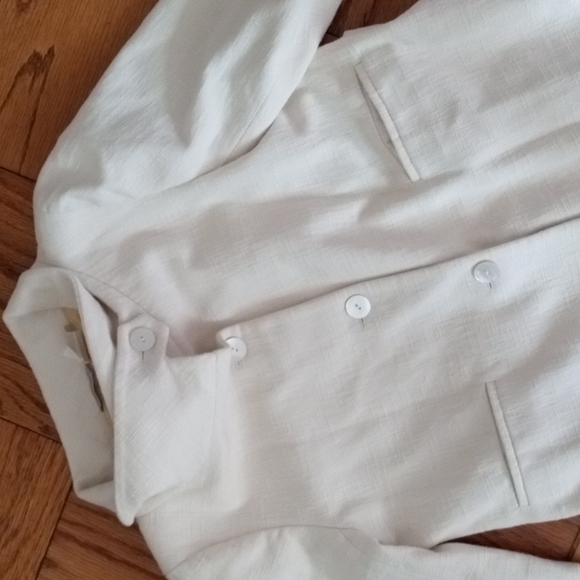 Barneys New York Jackets & Blazers - Barney's New York Cream Maxi Coat